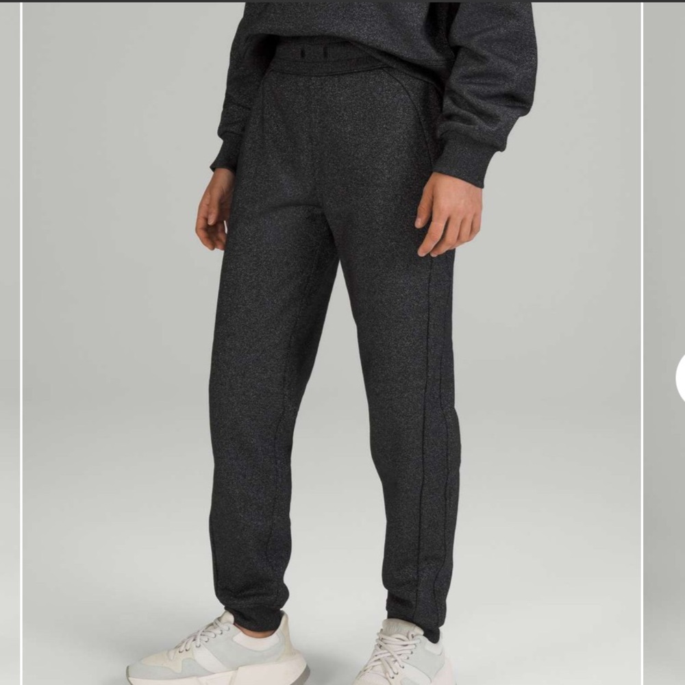 Lululemon Women’s Scuba High Rise Jogger in Black Sparkle
